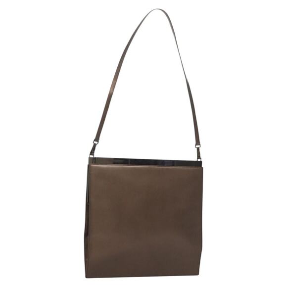 GUCCI Shoulder Bag Leather Outlet Brown 004 0406 004 0406 - Picture 1 of 16